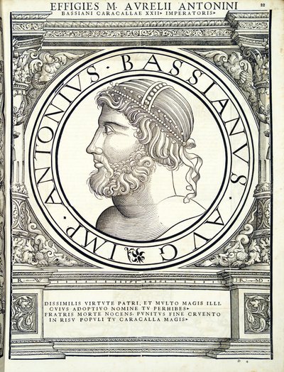 Caracalla (Antonius Bassianus), illustration de 